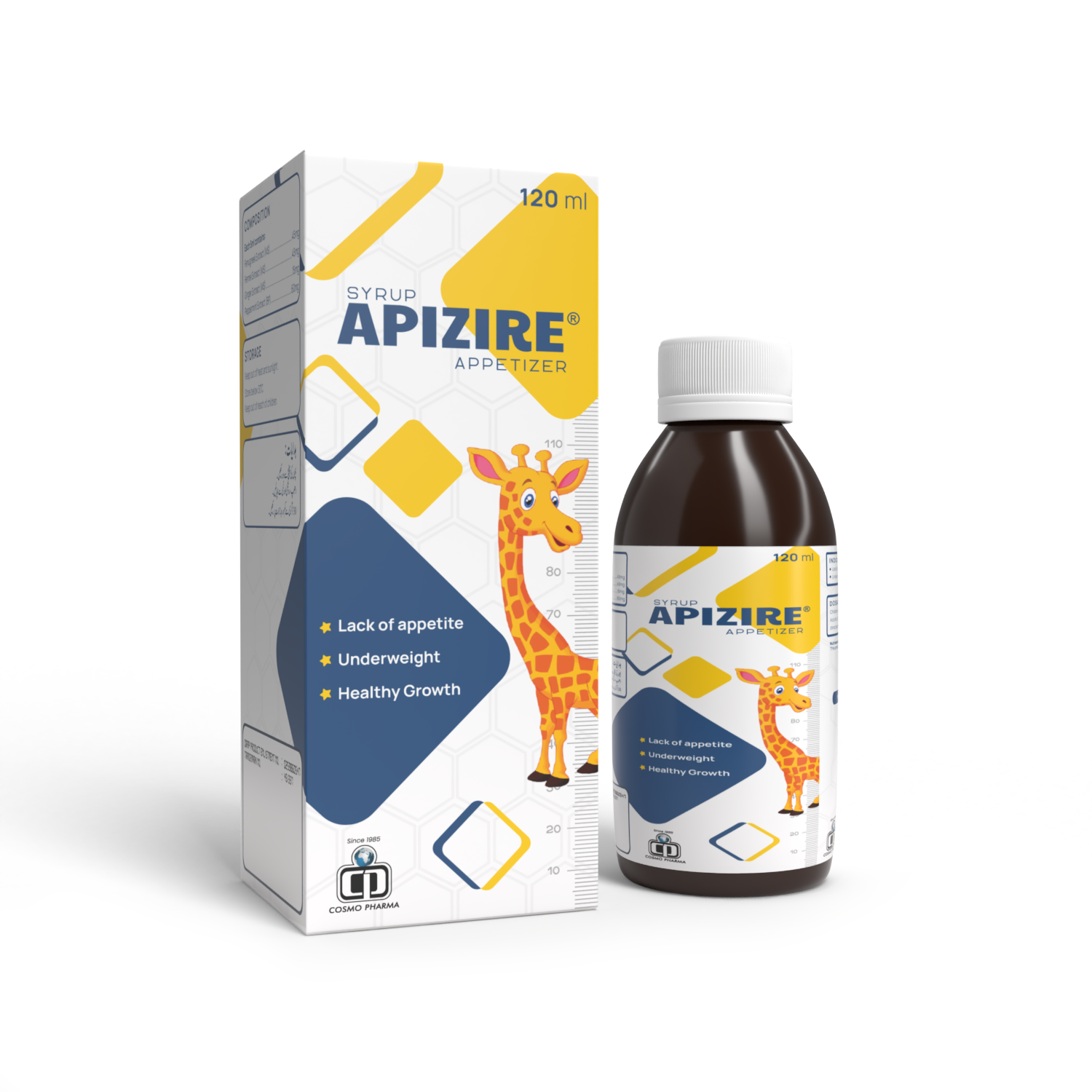 APIZIRE SYRUP 240 ML