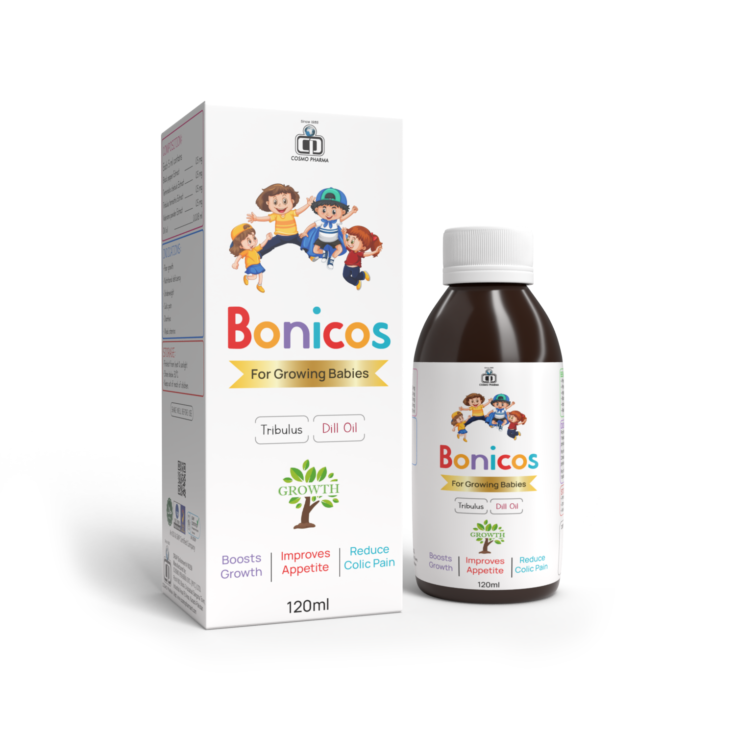 BONICOS SYRUP 120 ML