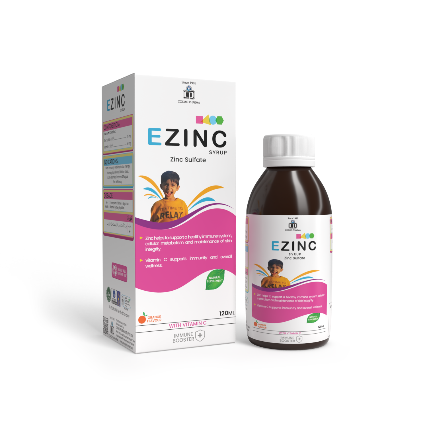 EZINC SYRUP 120 ML
