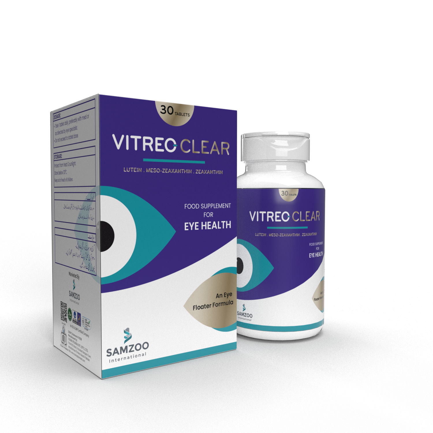 VITREO CLEAR TABLET 30'S